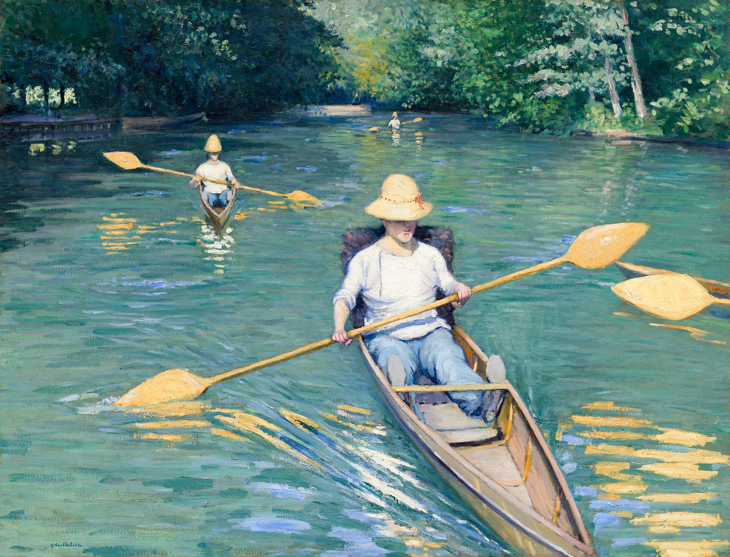 Gustave Caillebotte - Skiffs 1877