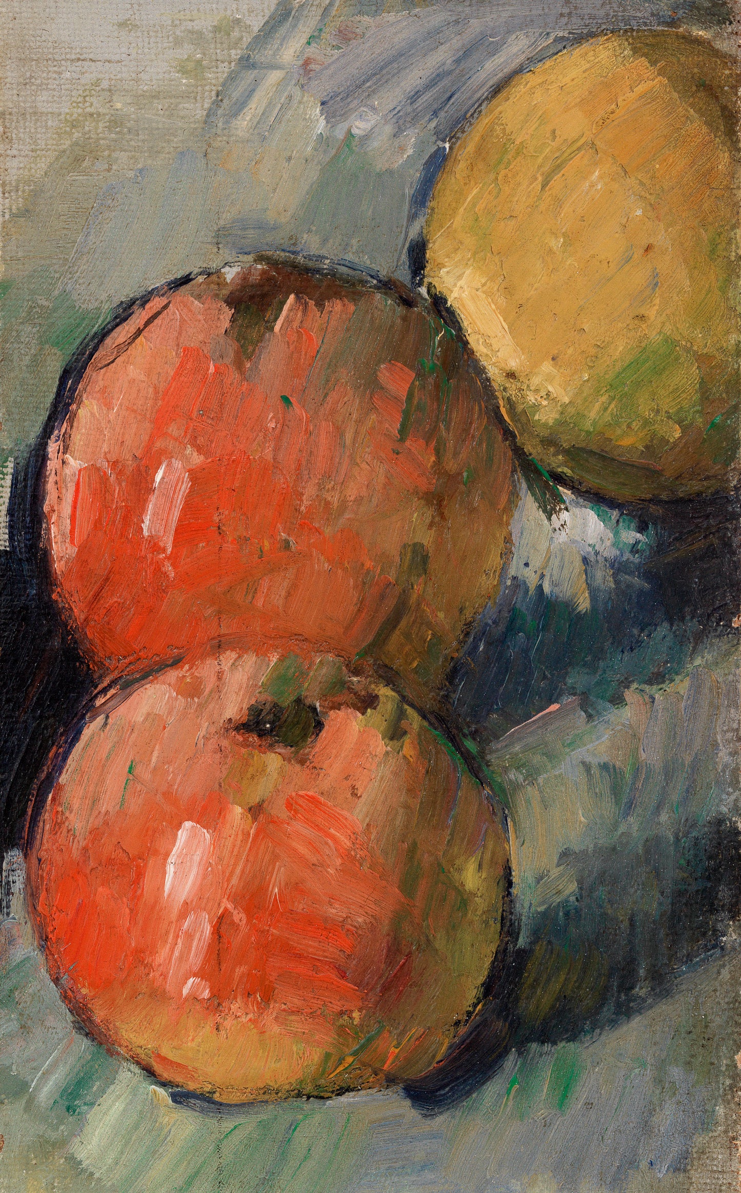 Paul Cezanne - Three Apples 1878 - Digital Art - JPG File Download