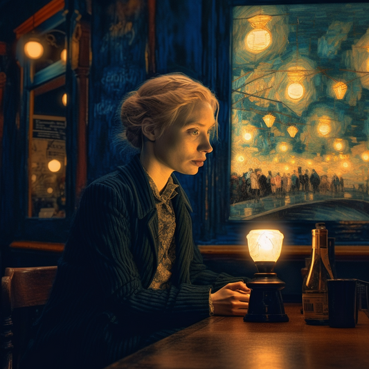 Woman in a Cafe - The Light of My Soul